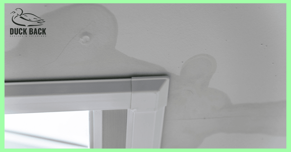 Roof leaks in heavy rain